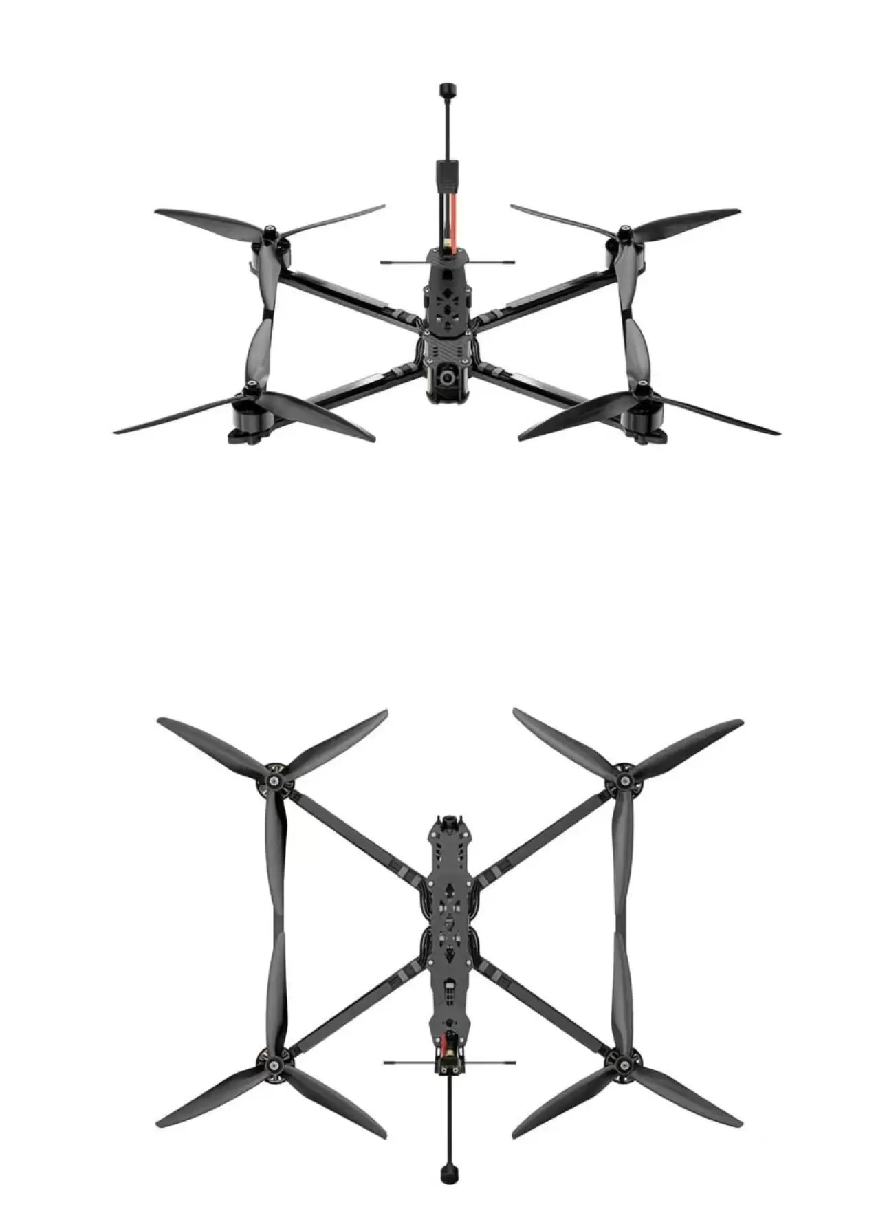 13B FPV 13-дюймовый FPV-дрон с ИИ-наведением и оптоволоконной передачей данных