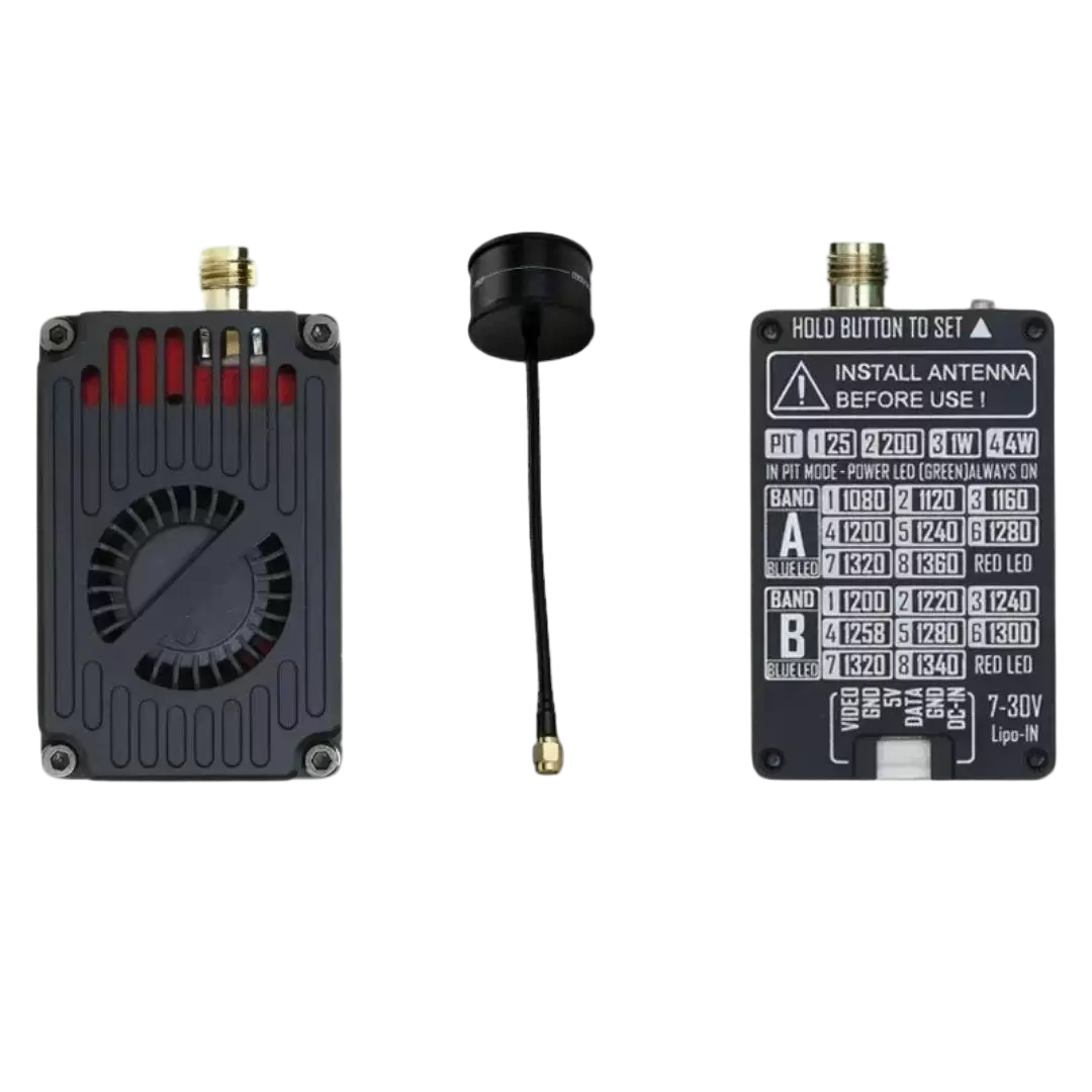 Комплект видеопередатчика FPV 1,3 ГГц 4 Вт
